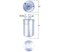 MAHLE KL505 Fuel Filter 80mm Diameter 188mm Height Service Fits Ssangyong