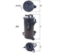 MAHLE ORIGINAL KL 764D Fuel filter