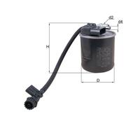 MAHLE Inline Fuel Filter - KL947 Fits Mercedes Benz V200 series & Vito 114