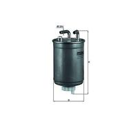 MAHLE ORIGINAL Fuel Filter KL 99 In-Line Filter 8 8,0 FORD: FIESTA 3, Escort 6, Escort 5