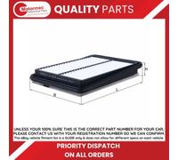 Mahle/Knecht Air Filter fits RENAULT Kadjar 1.5 dCi 1.6 dCi for oe 165464EA0C