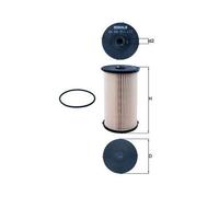 GENUINE MAHLE FUEL FILTER ELEMENT - KX220D