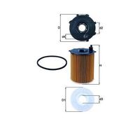 MAHLE/KNECHT Oil Filter fits FORD B-MAX 1.5 TDCi C-MAX 1.5,1.6 TDCi