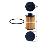 MAHLE KX 208D Fuel filter