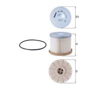 MAHLE Original Fuel Filter KX 505D – 105 mm Insert, fits Isuzu Rodeo D-Max KB