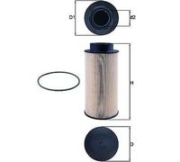 Mahle Fuel Filter KX182D Scania R T Series - OE Matching Fit & Quality