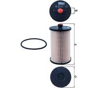 Fuel Filter KX222D Mahle 2E0127159 2E0127177 2E0127399 70365411 KX222DECO New