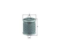 Mahle Original Fuel Filter KX38 - OE Matching Fit, Fits Volvo 240/740/760/940
