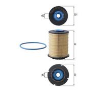 Fuel Filter fits VAUXHALL MOKKA J13 1.6D 2015 on Mahle 0818013 96896403 0818022