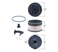 Fuel Filter KX533KIT Mahle 6540900252 6540902300 6540904800 6540920005