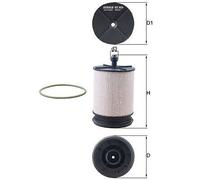 MAHLE ORIGINAL KX 569D Fuel filter