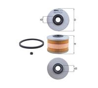 MAHLE KX79D Fuel Filter Insert 71.1mm Diameter Fits Dacia Opel Renault Vauxhall