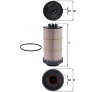Mahle Original Fuel Filter KX 80/1D - OE Matching Fit