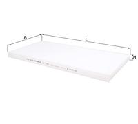 MAHLE LA 1180 Interior Cabin Air Filter - Pollen Filter - Mercedes-Benz Citaro