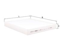 MAHLE LA 1399 Cabin Air Filter Fits Kia Sorento MK3 Toyota C-HR Hyundai