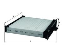 Mahle Original Cabin Filter LA227 - Pollen Filter 272772435R - fits Renault Scenic Mk2 2.0 (03-09)