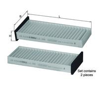 Cabin filter Particulate Filter LA 296/S KNECHT for MITSUBISHI CARISMA COLT Mk V