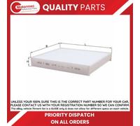 MAHLE LA 472 Interior Cabin Air Filter - Pollen Filter - Car