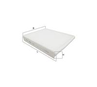 MAHLE LA 875 Cabin Air Filter Fits Ford GT C-Max MK2 Van Focus MK3 Turnier Volvo