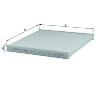 Knecht Filter Cabin Filter LA 107 Particulate/Pollen Filter for VOLVO S40 I V40 Estate