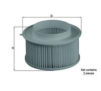 MAHLE Cabin Pollen Air Filter LA15/S - Fits Porsche 911 - Pack of 2