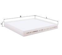 Mahle Original Cabin Air Filter LA1505 - Pollen Filter - 97133D1000/97133D3000/97133D3200/97133J9000