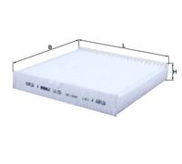 MAHLE LA 155 Interior Cabin Air Filter - Pollen Filter - Car