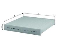 MAHLE LA 184 Interior Cabin Air Filter - Pollen Filter - Car
