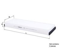 MAHLE LA239/S FILTER CABIN AIR