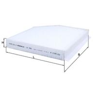 MAHLE LA 386 Interior Cabin Air Filter - Pollen Filter - Car