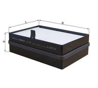 KNECHT LA 432 Filter, interior air for ,SCANIA
