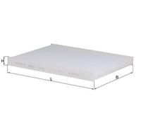 Pollen / Cabin Filter fits FORD KA 1.2 2016 on Mahle 1541456 1594615 2092404 New