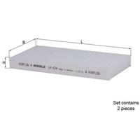 MAHLE LA 674/S Pollen filter