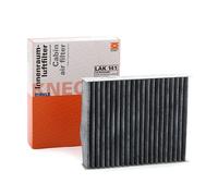 MAHLE LAK 141 Interior Cabin Air Filter - Carbon Activated Pollen Filter - with odor protection - Car