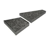 MAHLE LAK 225/S Interior Cabin Air Filter - Carbon Activated Pollen Filter - with odor protection - Car