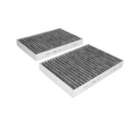 MAHLE LAK 292/S Interior Cabin Air Filter - Carbon Activated Pollen Filter - with odor protection - Car