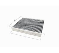MAHLE LAK 809 Cabin Air Filter Fits Audi A1 Lamborghini Aventador Targa Seat