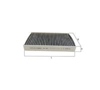 Cabin filter Activated Carbon Filter LAK 852 KNECHT for RENAULT NISSAN