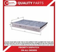 Mahle Carbon Pollen Filter fits FORD C-Max Focus Kuga Transit Connect
