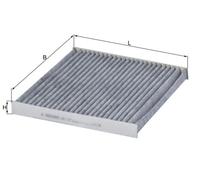 MAHLE LAK 107 Pollen filter