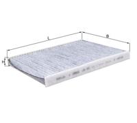 GENUINE MAHLE CABIN FILTER ELEMENT - LAK463