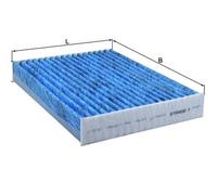 MAHLE LAO 878/S Cabin Air Filter - CareMetix - with allergen, bacteria and odor protection