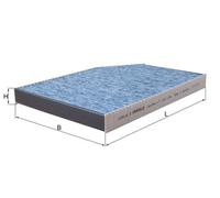 MAHLE LAO1398 FILTER CABIN AIR
