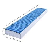 MAHLE ORIGINAL LAO 242 Pollen filter
