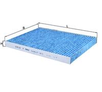 MAHLE LAO31 Cabin Pollen Interior Air Filter 284mm Length For Audi Seat Skoda VW