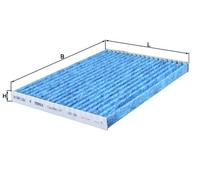 MAHLE LAO396 Cabin Air Filter Fits Nissan Qashqai/Qashqai+2 Qashqai X-Trail