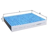 MAHLE LAO 472 Cabin Air Filter - CareMetix - with allergen, bacteria and odor protection