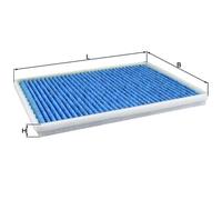 MAHLE LAO81 Cabin Pollen Interior Air Filter Fits Mercedes-Benz A-Class Vaneo