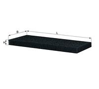 MAHLE LAP 2 Cabin air filter