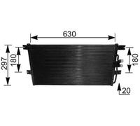 Mahle LCV A/C condenser - AC217000S